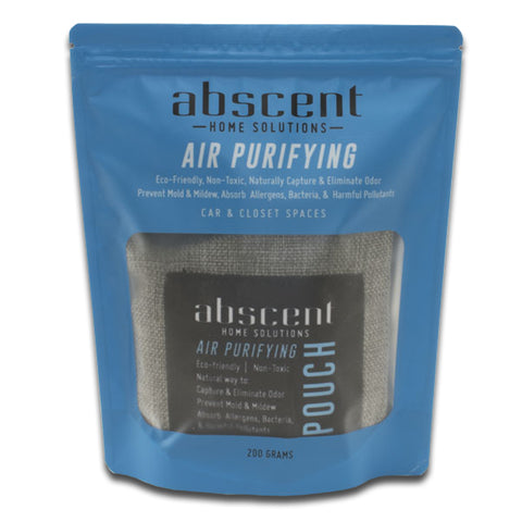 Air Purifying Bag in Heather Grey - 75 Gram Activated Charcoal Bag