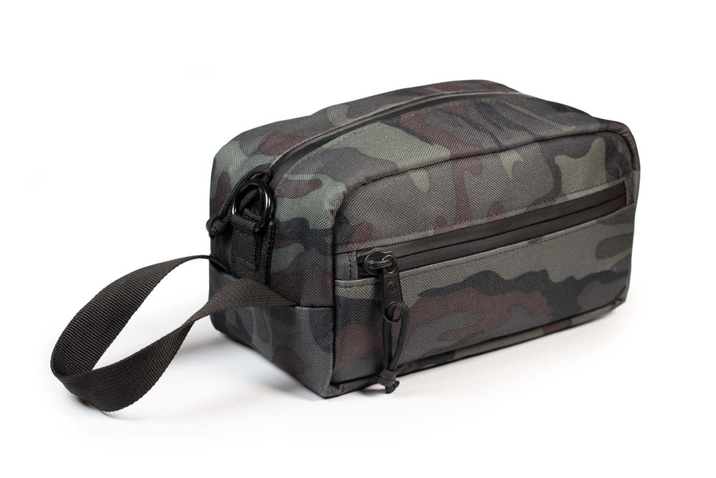 SMELL PROOF BAG - MINI TOILETRY IN BLACK FOREST CAMO