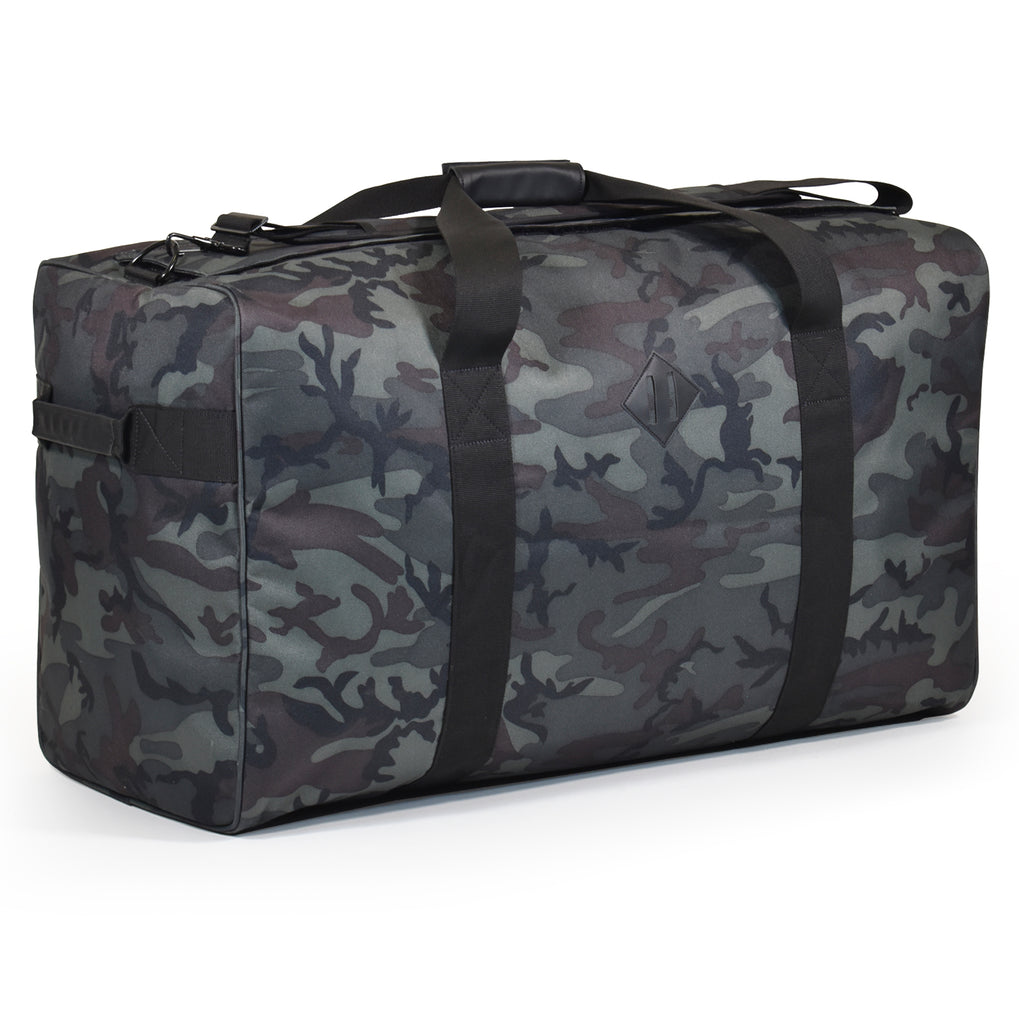 SMELL PROOF DUFFLE BAG "THE BOSS" - BLACK FOREST CAMO