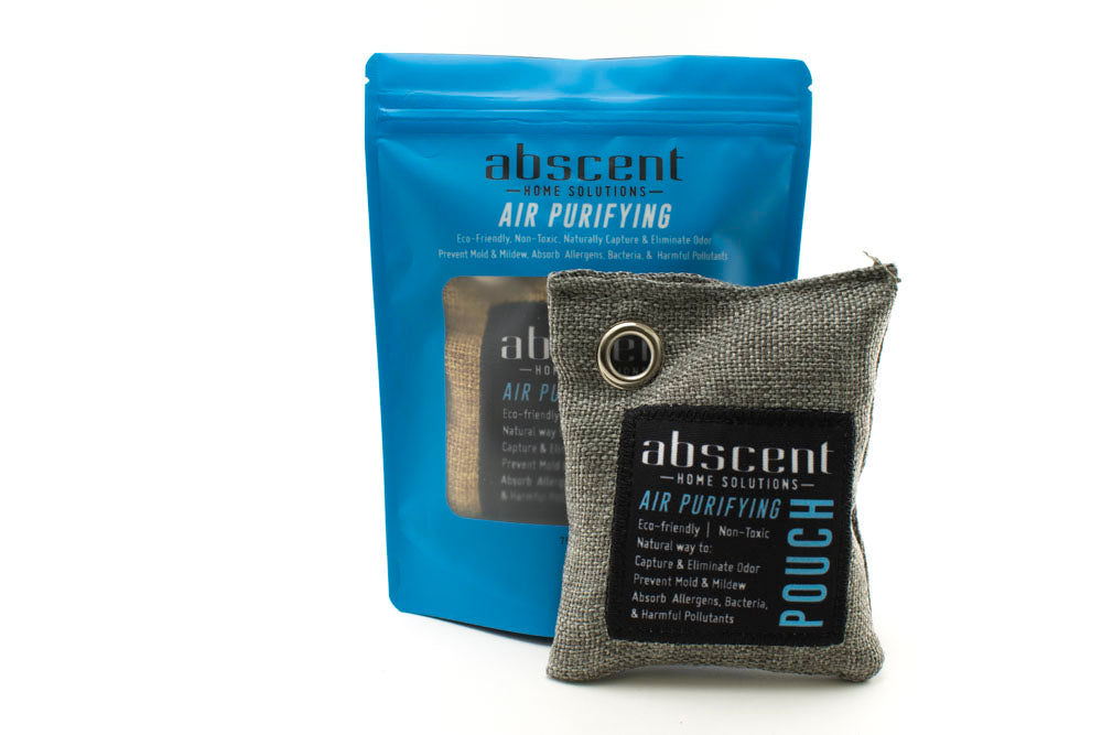 Air Purifying Bag in Heather Grey - 75 Gram Activated Charcoal Bag