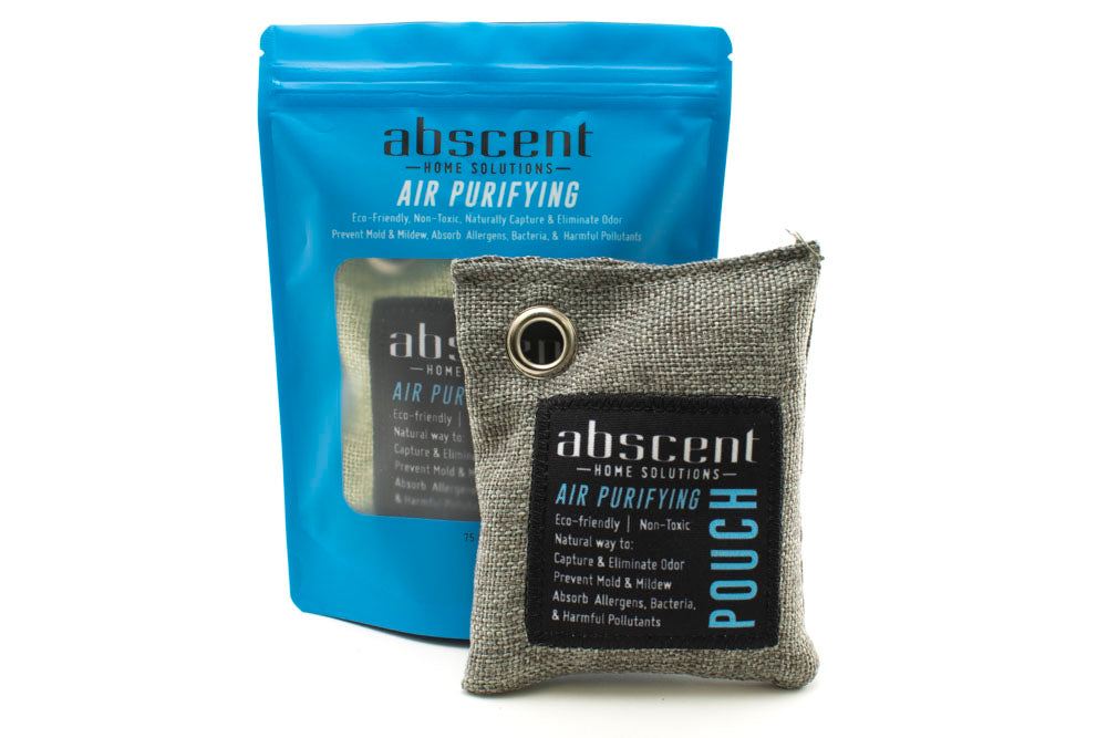 Air Purifying Bag in Heather Grey - 75 Gram Activated Charcoal Bag