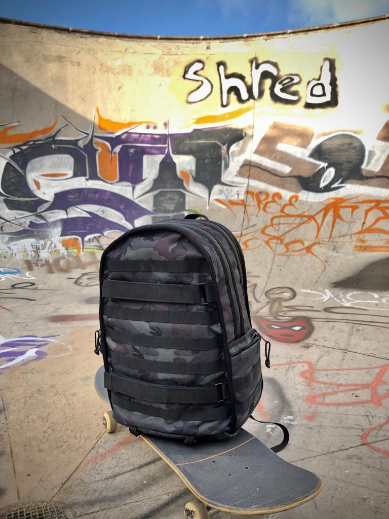 SMELL PROOF BACKPACK "THE GRIND" - BLACK FOREST CAMO