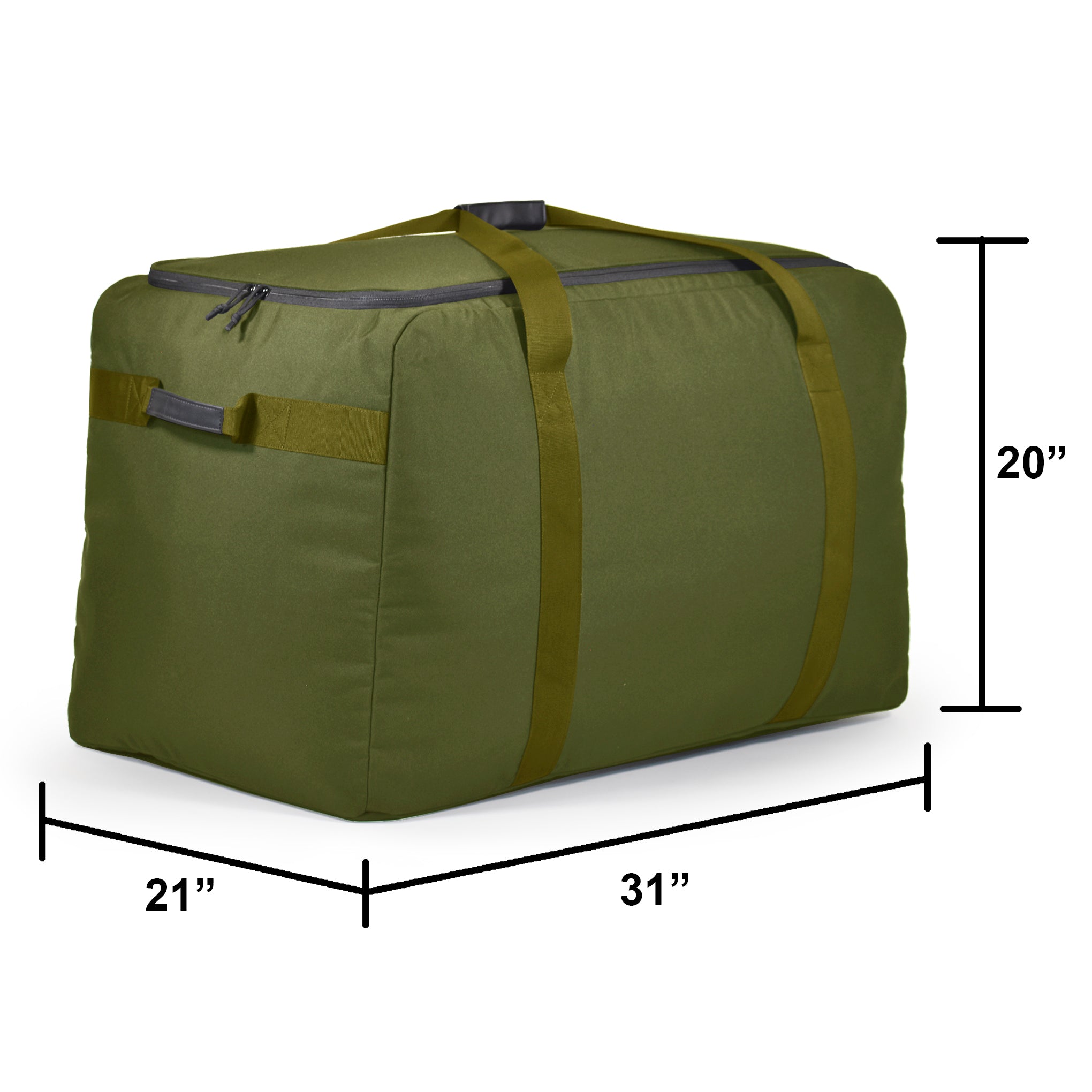 SMELL PROOF BIN BAG "THE CARRIER" OD GREEN Abscent