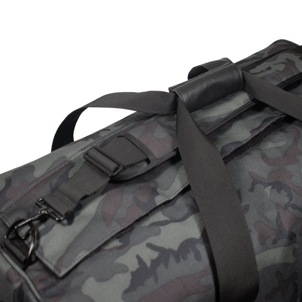 SMELL PROOF DUFFLE BAG "THE MAGNUM" - BLACK FOREST CAMO