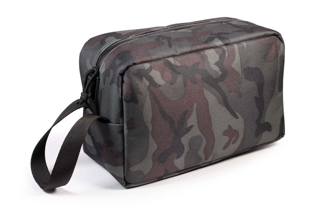Smell Proof Toiletry bag - Stash Bag in Black Forest Camo