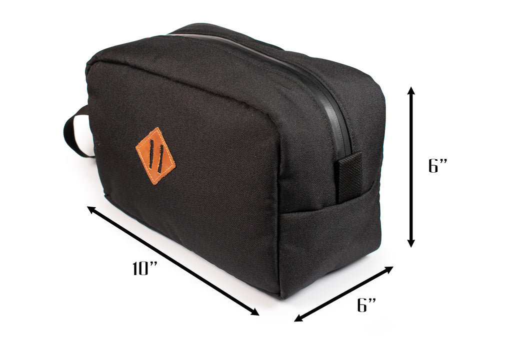 SMELL PROOF BAG - TOILETRY IN CARBON