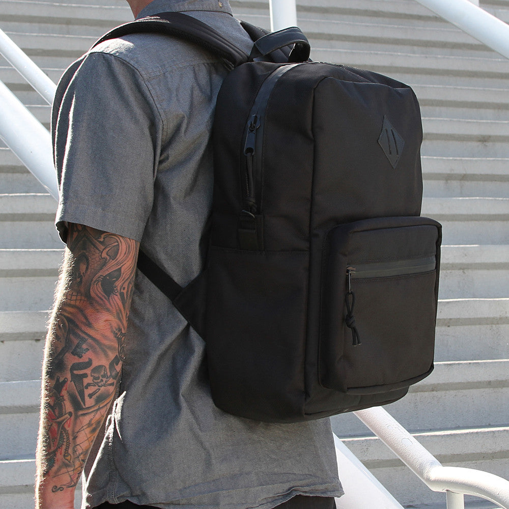 Black Ballistic urban smell proof backpack