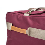 Extra Large Burgundy Crimson Odor Hiding Duffel Bag Side Handle