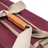 Extra Large Burgundy Crimson Odor Hiding Duffel Bag Top Handle