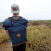 Roll Top Odor Proof Backpack Midnight Blue Lifestyle