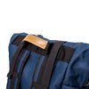 Roll Top Odor Proof Backpack Midnight Blue Leather Handle