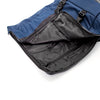 Roll Top Odor Proof Backpack Midnight Blue Open