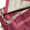 Smell Concealing Medium Large Crimson Burgundy Duffel Bag Zipper