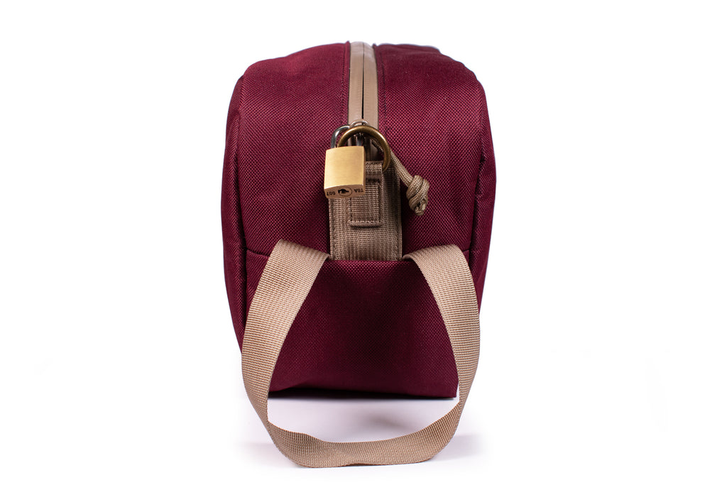 SMELL PROOF BAG - TOILETRY IN CRIMSON