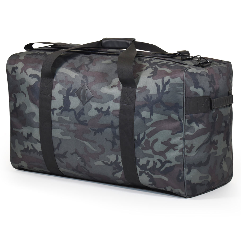 SMELL PROOF DUFFLE BAG "THE BOSS" - BLACK FOREST CAMO