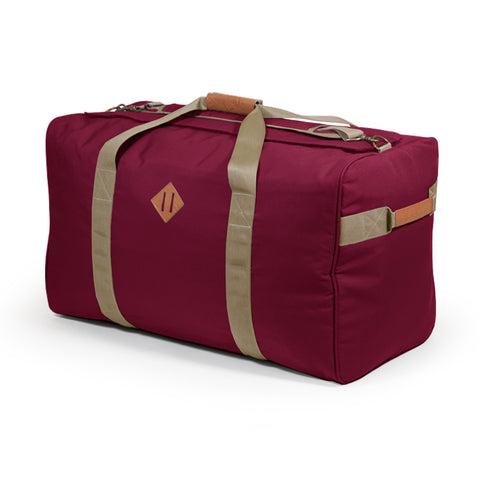 SMELL PROOF DUFFLE BAG "THE MAGNUM" - CRIMSON