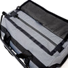 Smell Absorbing Duffel Waterproof Zipper Open Grey Graphite