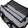 Smell Concealing Medium Duffel Bag Graphite Gray Opening