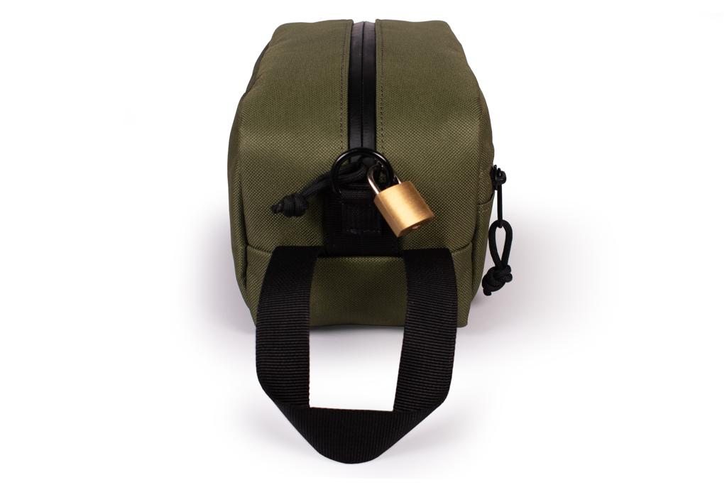 SMELL PROOF BAG - MINI TOILETRY IN OD GREEN