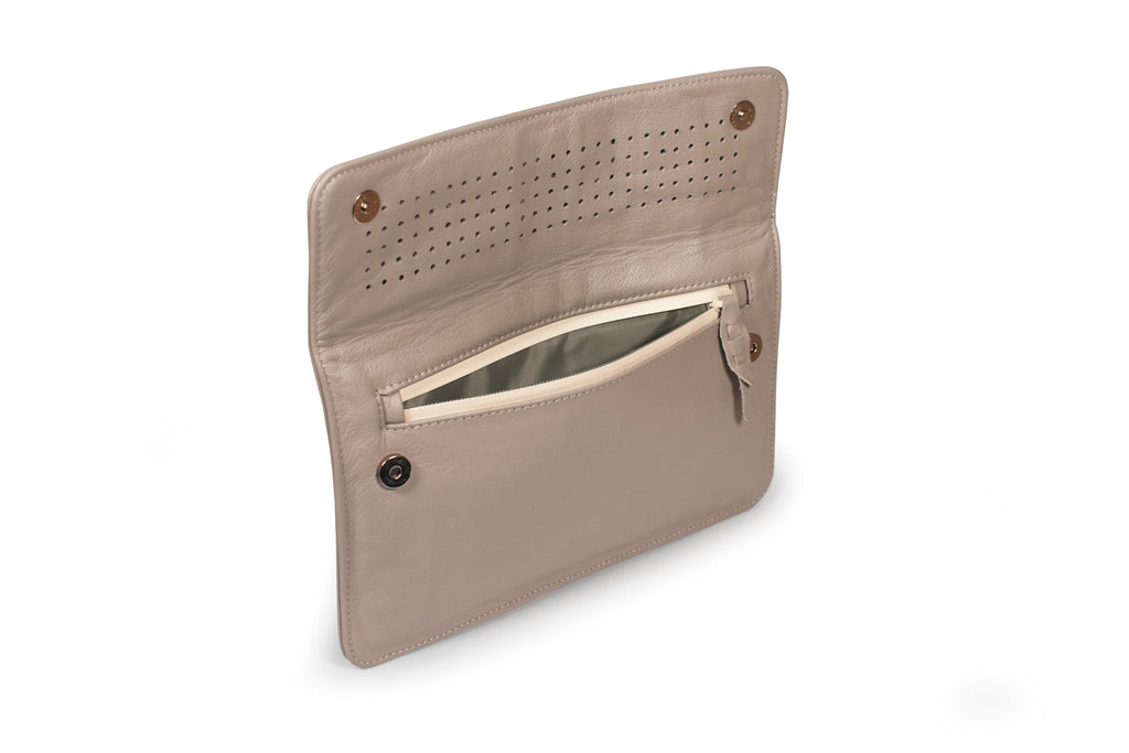 SMELL PROOF BAG - THE CLUTCH IN NUDE