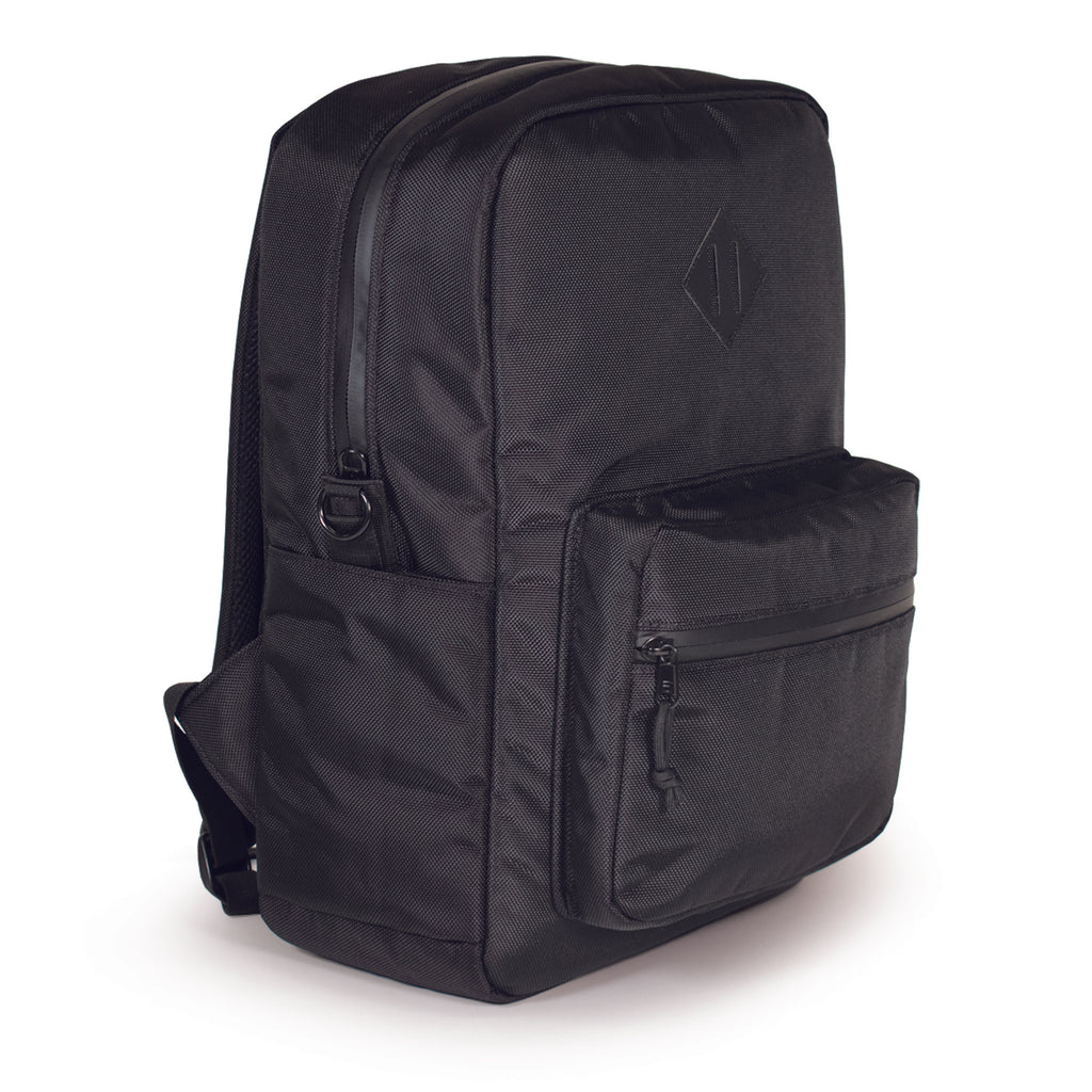 SMELL PROOF BACKPACK W/ INSERT - BLACK BALLISTIC