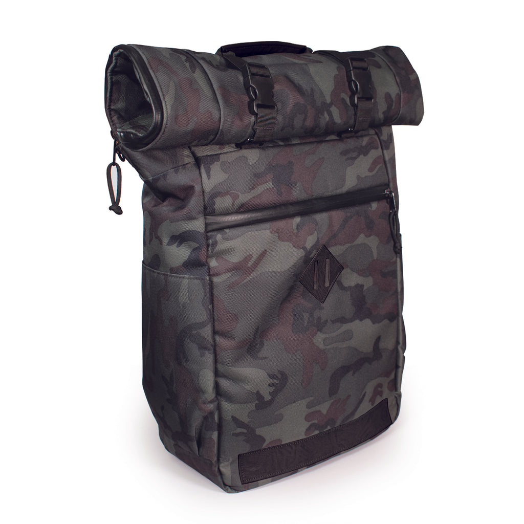 SMELL PROOF BACKPACK "THE SCOUT" - BLACK FOREST CAMO