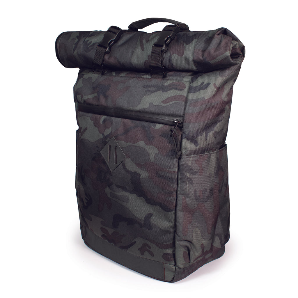 SMELL PROOF BACKPACK "THE SCOUT" - BLACK FOREST CAMO