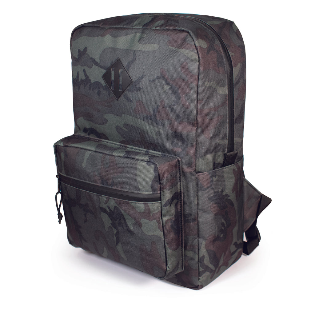 Smell Proof Backpack - EL JEFE in Black Forest Camo