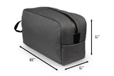 SMELL PROOF BAG - TOILETRY IN GRAPHITE